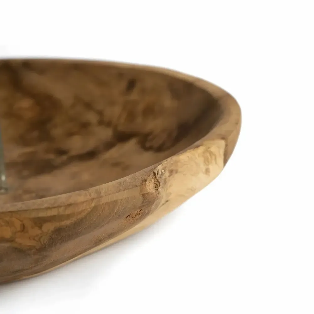 Bougeoirs et photophores  - Le Bougeoir Plat - Naturel - BAZAR BIZAR LIVING