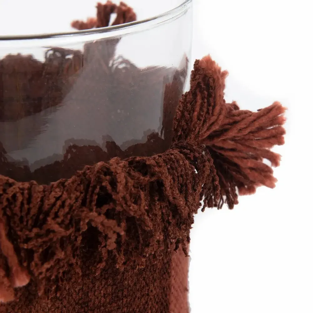 Bougeoirs et photophores  - Le Oh My Gee Porte-Bougie - Velours Bordeaux - XL - BAZAR BIZAR LIVING