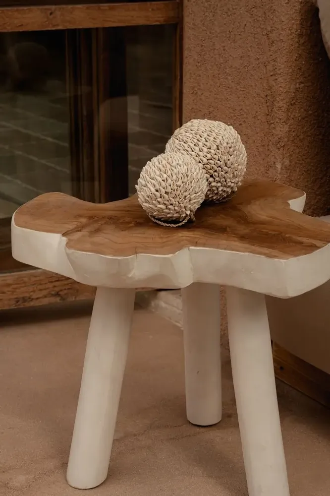 Coffee tables - The Organic Side Table - Natural White - BAZAR BIZAR LIVING