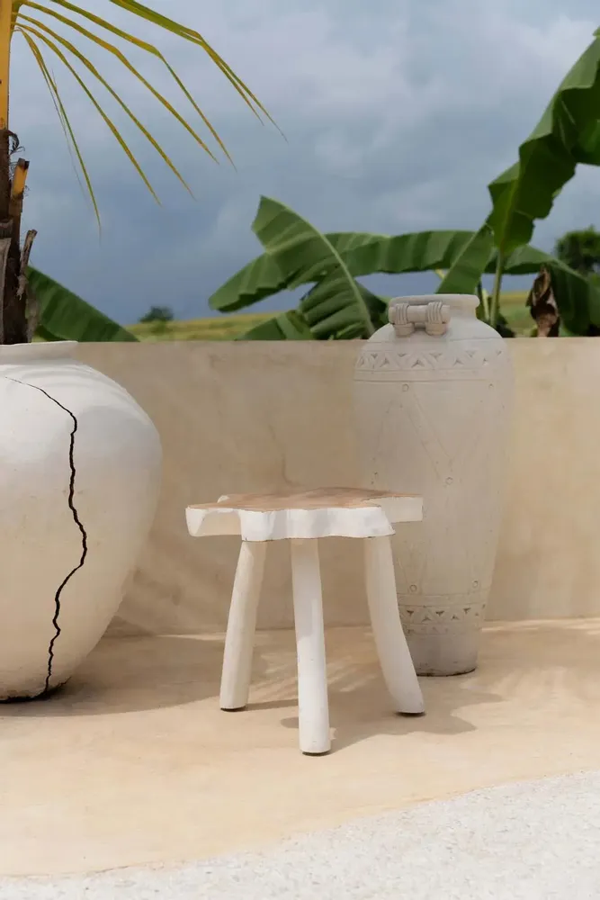 Coffee tables - The Organic Side Table - Natural White - BAZAR BIZAR LIVING
