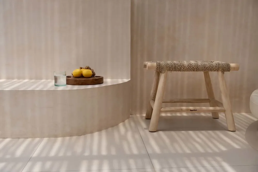 Stools - The Porto Seagrass Stool - Natural - M - BAZAR BIZAR LIVING