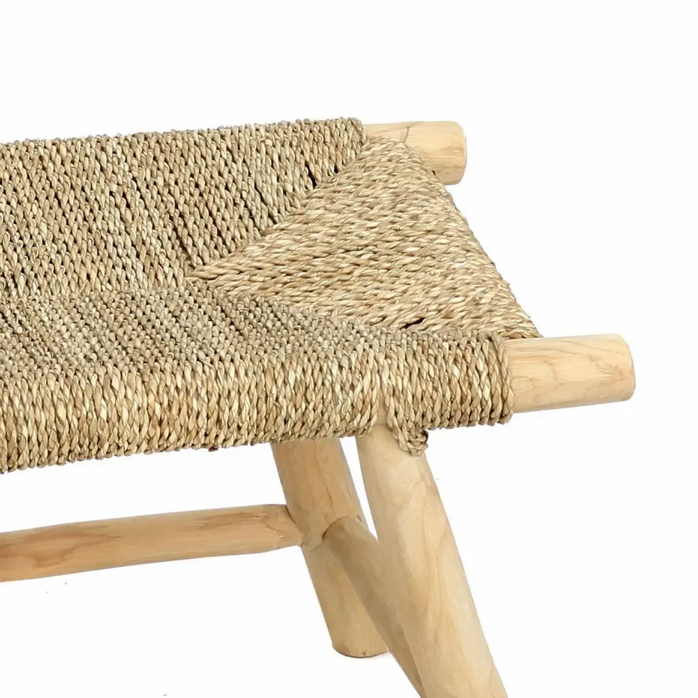 Stools - The Porto Seagrass Stool - Natural - M - BAZAR BIZAR LIVING