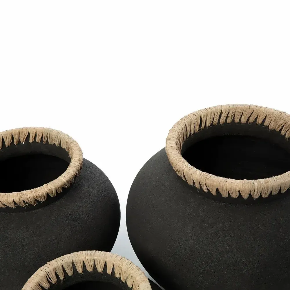 Vases - Le Vase Styly - Noir Naturel - M - BAZAR BIZAR LIVING