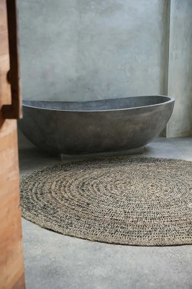 Tapis - Le Tapis Seagrass - Naturel Noir - 200 - BAZAR BIZAR LIVING