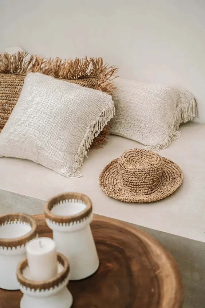 Coussins - La Housse De Coussin Oh My Gee - Crème - 40x40 - BAZAR BIZAR LIVING
