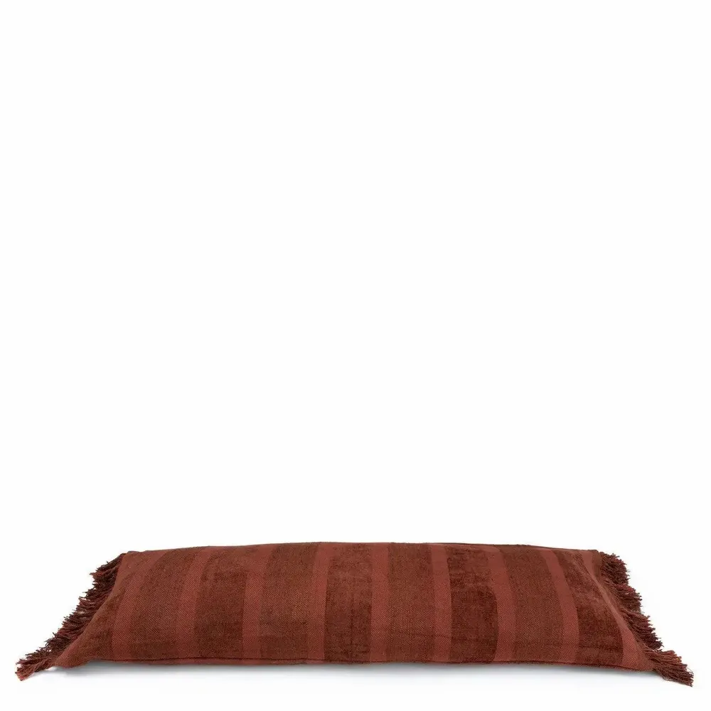 Coussins - La Housse De Coussin Oh My Gee - Velours Bordeaux - 35x100 - BAZAR BIZAR LIVING
