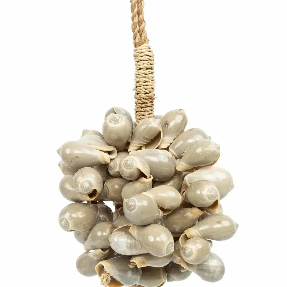 Objets de décoration - Le Pompon Coquillage Gris - BAZAR BIZAR LIVING