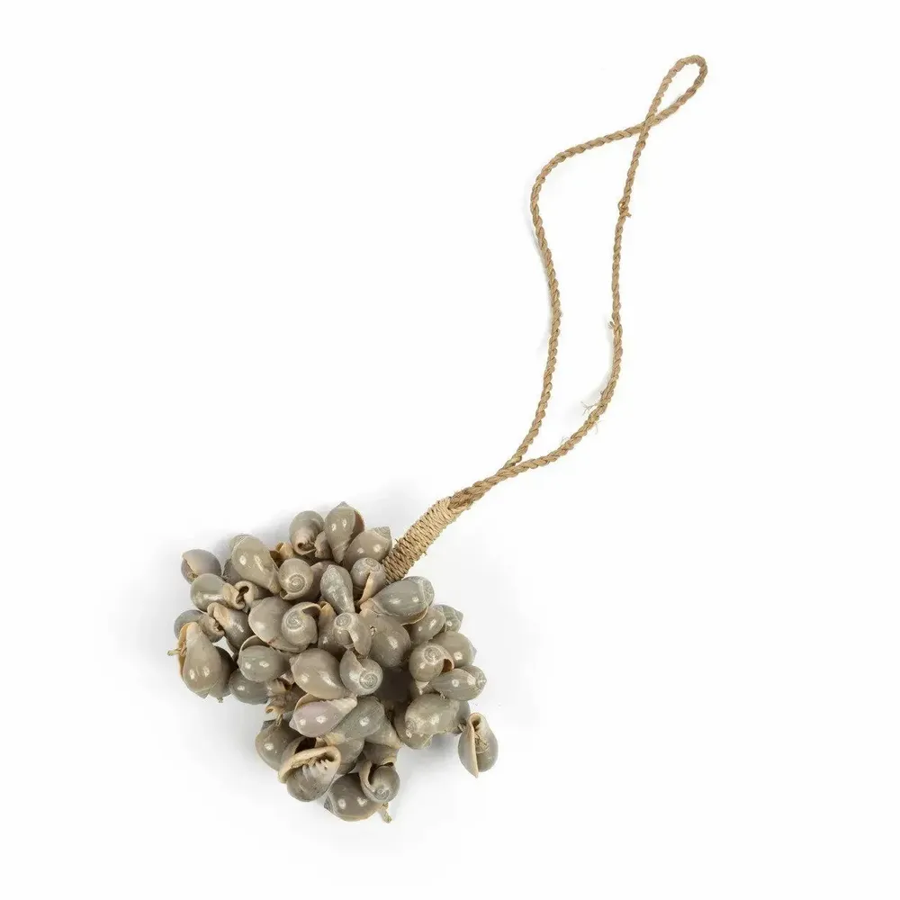 Objets de décoration - Le Pompon Coquillage Gris - BAZAR BIZAR LIVING