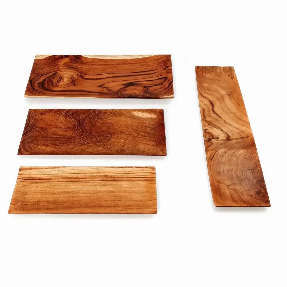 Plats et saladiers - L'Assiette À Sushi Teak Root - M - BAZAR BIZAR LIVING