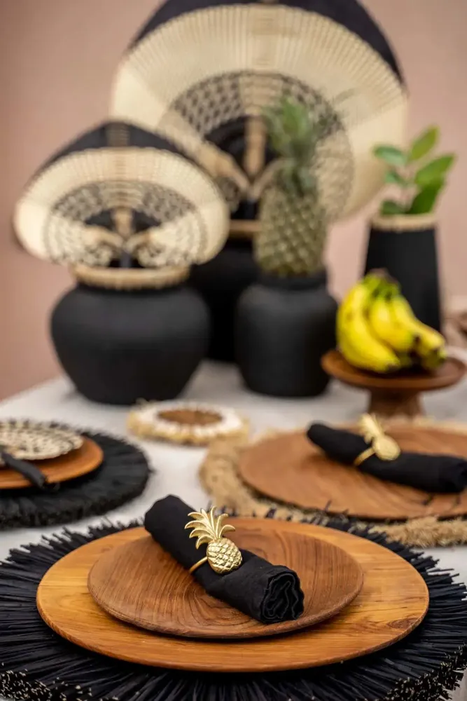 Assiettes au quotidien - L’Assiette Ronde Teak Root - L - BAZAR BIZAR LIVING