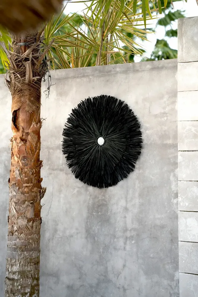 Other wall decoration - The Raffia Juju - Black - BAZAR BIZAR LIVING