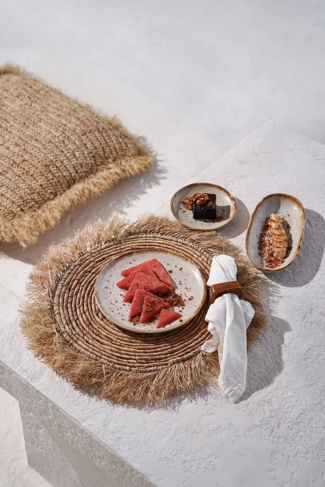 Placemats - The Banana Raffia Placemat - Natural - BAZAR BIZAR LIVING