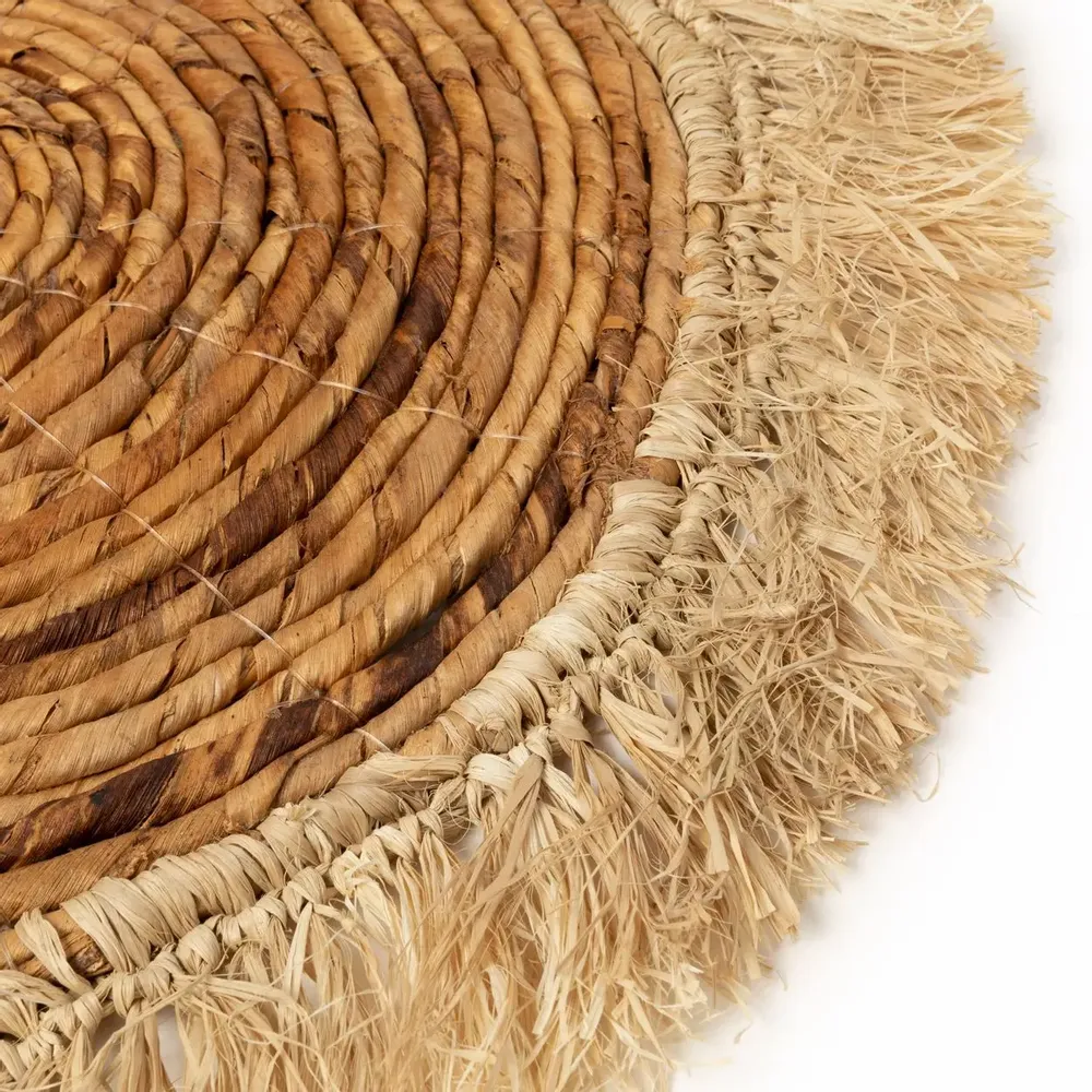 Placemats - The Banana Raffia Placemat - Natural - BAZAR BIZAR LIVING