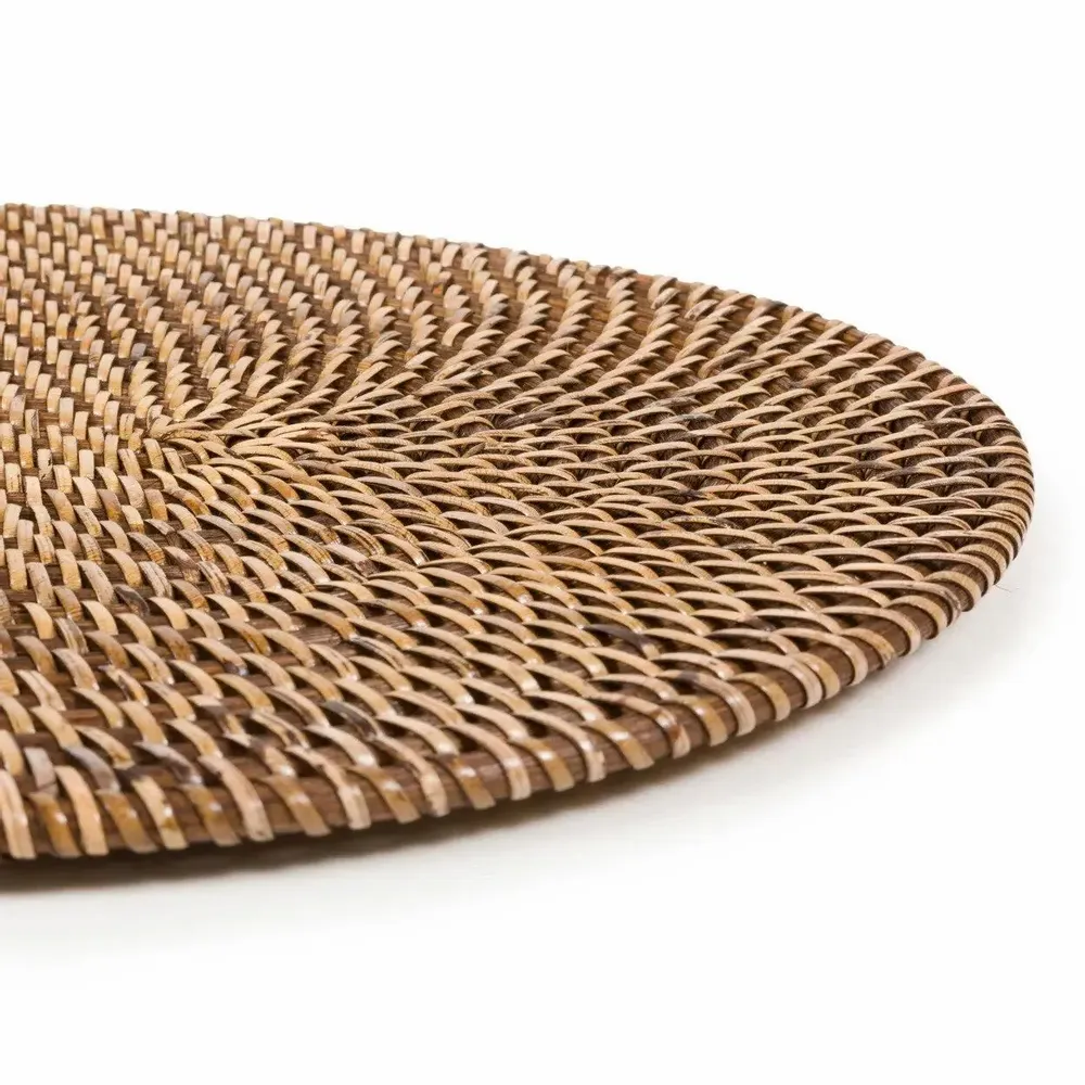 Sets de table - Le Colonial Set de Table Ovale - Brun Naturel - BAZAR BIZAR LIVING