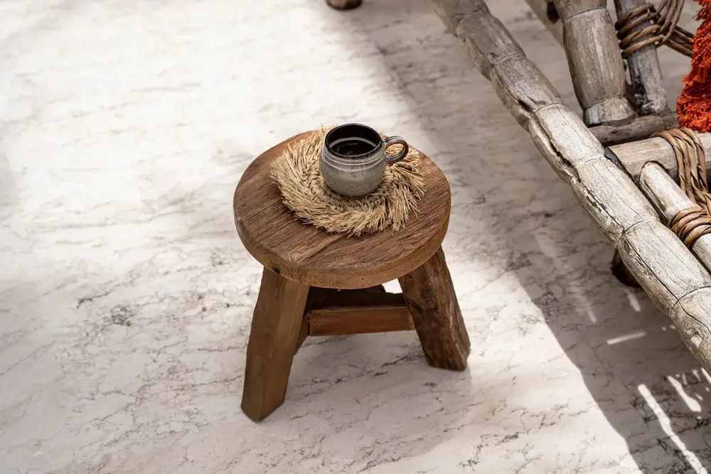 Placemats - The Fringe Raffia Coaster - Natural - BAZAR BIZAR LIVING