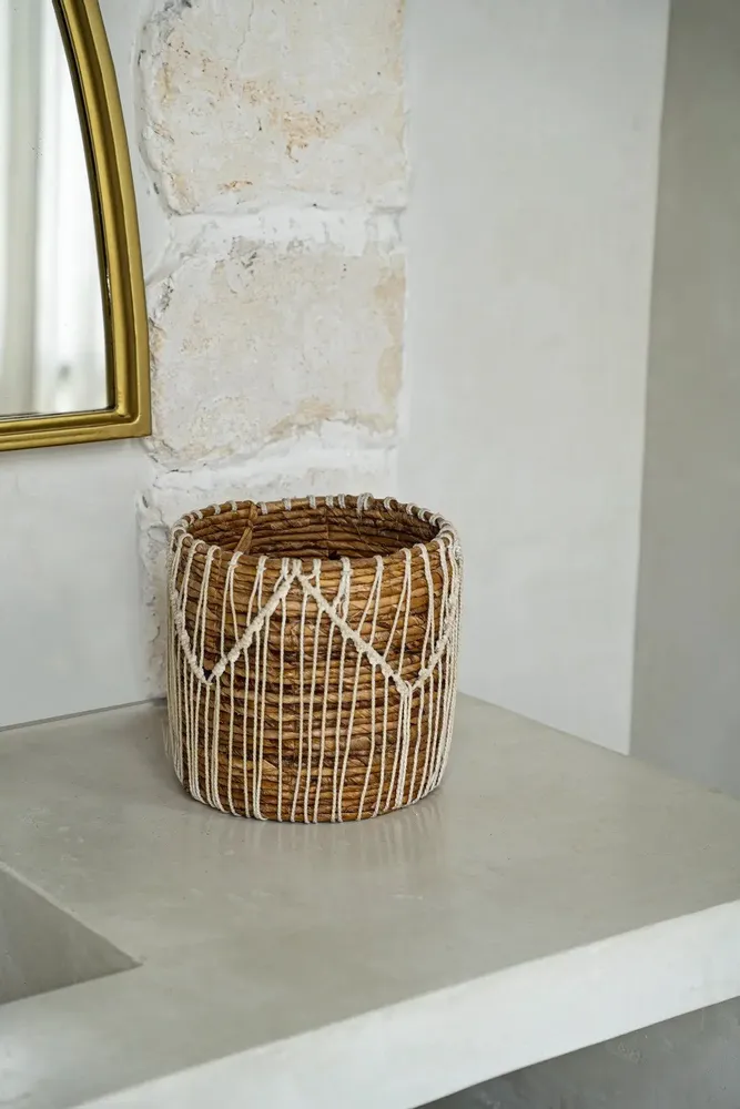 Baskets - The Macra-mazing Basket - Natural White - M - BAZAR BIZAR LIVING