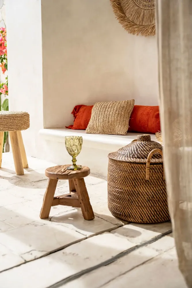 Tabourets - Le Tabouret Yatai - Naturel - S - BAZAR BIZAR LIVING