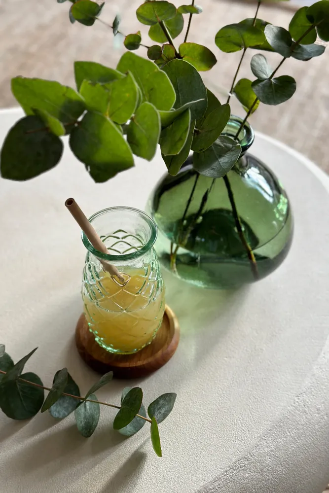 Glass - The Pineapple Glass - Blue - L - BAZAR BIZAR LIVING