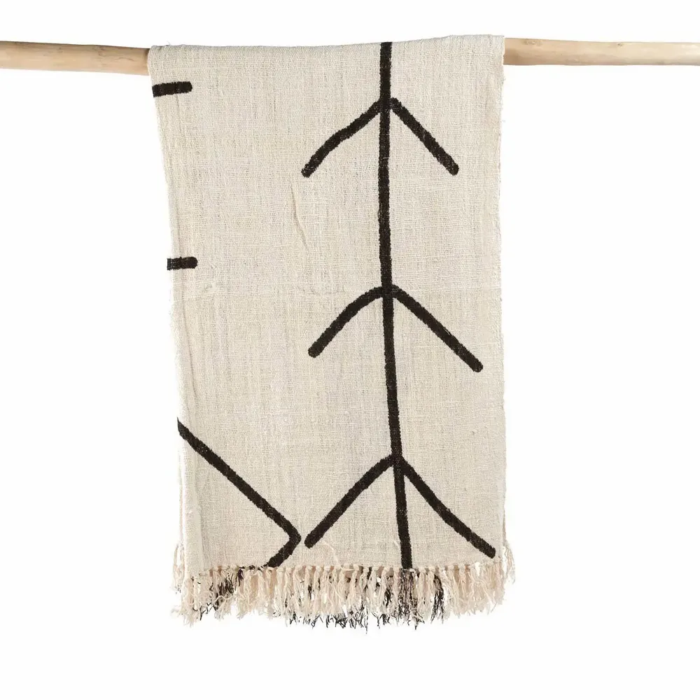 Plaids - Le Jeté de Lit Evil Eye - Noir - BAZAR BIZAR LIVING