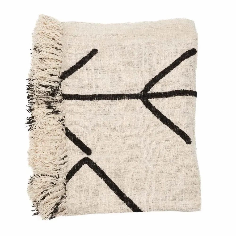 Plaids - Le Jeté de Lit Evil Eye - Noir - BAZAR BIZAR LIVING