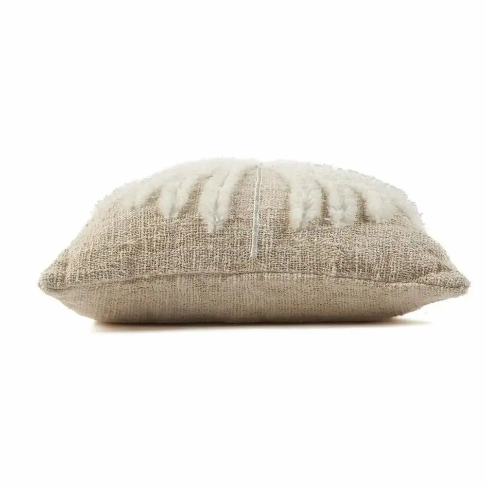 Coussins - La Housse de Coussin Isla Palm - Blanc Naturel - BAZAR BIZAR LIVING