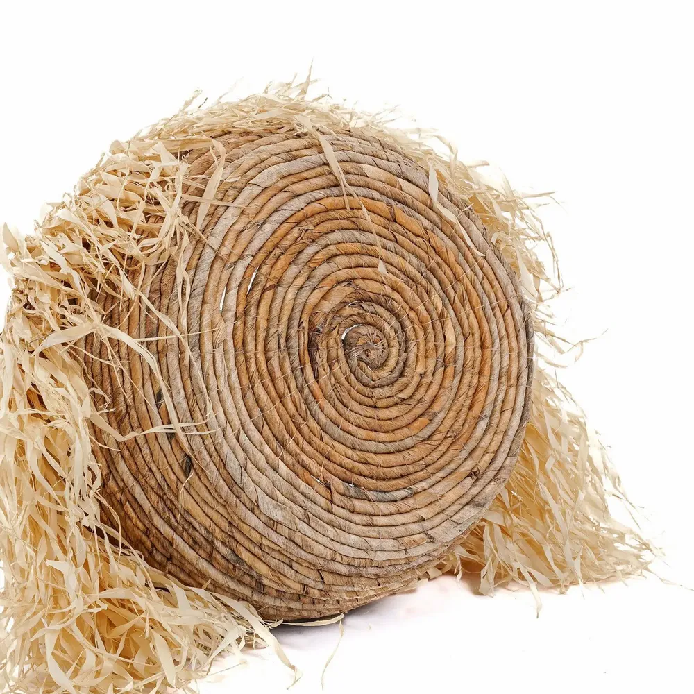 Baskets - The Raffia Basket - L - BAZAR BIZAR LIVING