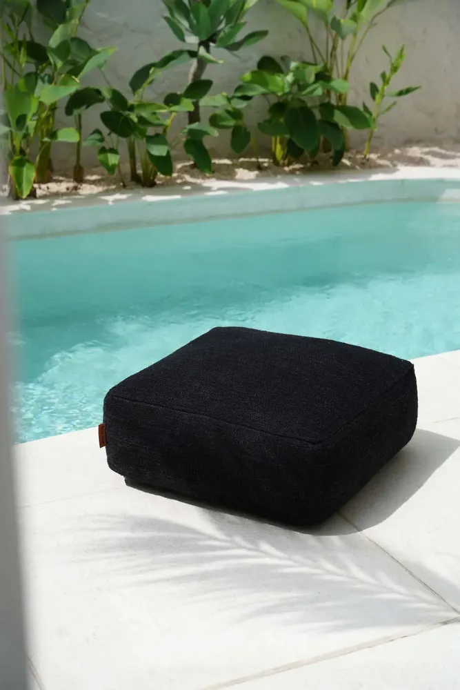 Ottomans - The Comfy Pouffe - Black - BAZAR BIZAR LIVING