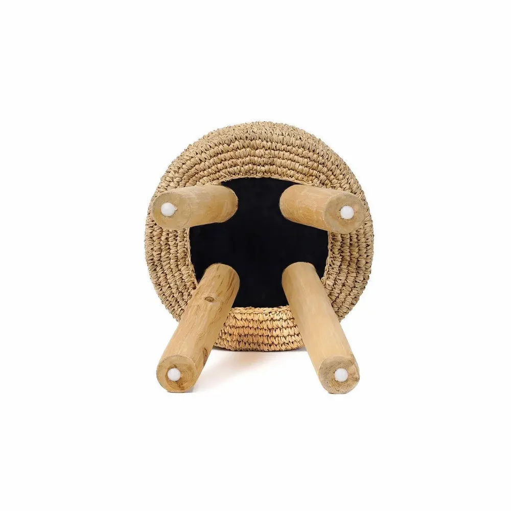 Tabourets - Le Tabouret Raphia - Naturel - BAZAR BIZAR LIVING