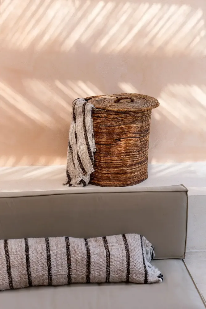 Corbeilles - Les Paniers en Feuilles de Banane Chingon - Naturel - L - BAZAR BIZAR LIVING