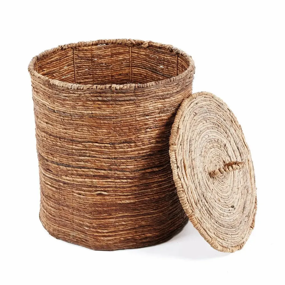 Corbeilles - Les Paniers en Feuilles de Banane Chingon - Naturel - L - BAZAR BIZAR LIVING