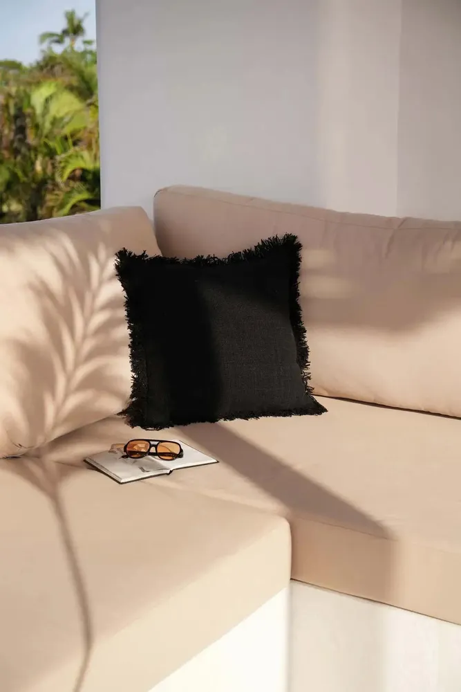 Coussins - Housse De Coussin Full Moon - Noir - BAZAR BIZAR LIVING