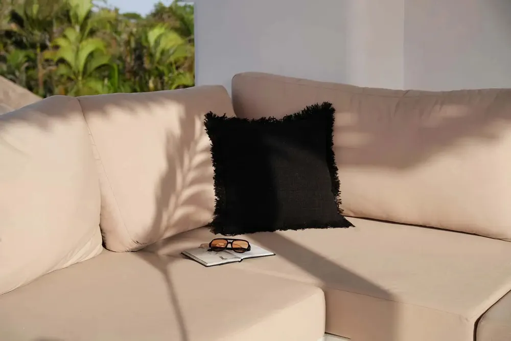 Coussins - Housse De Coussin Full Moon - Noir - BAZAR BIZAR LIVING