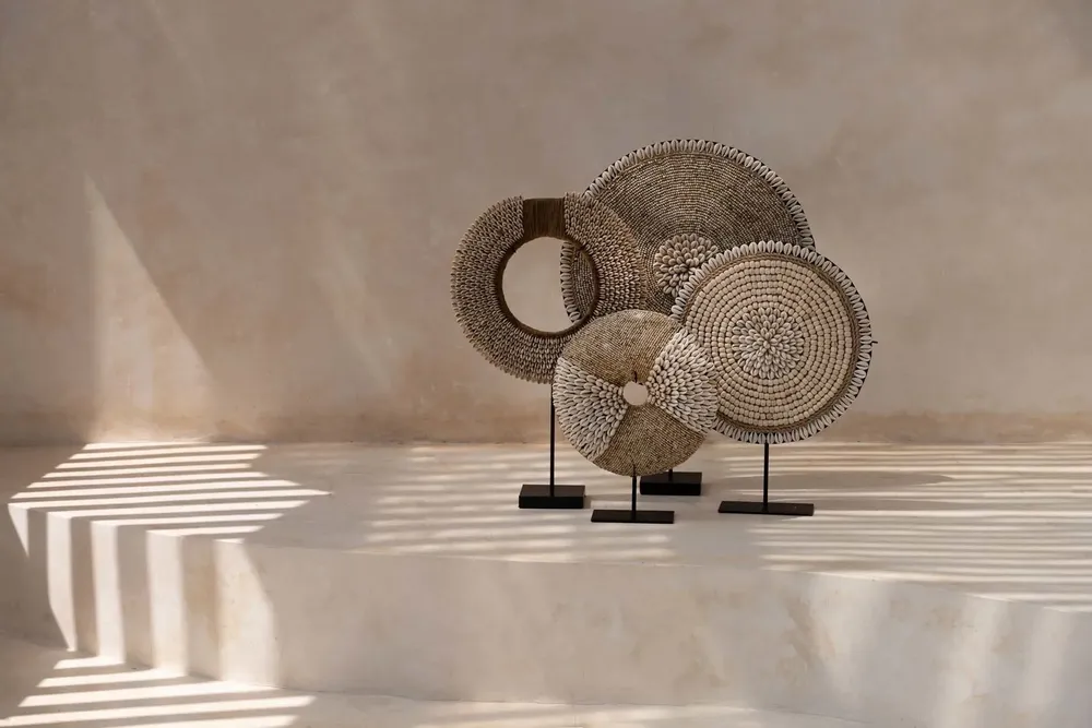 Sculptures, statuettes et miniatures - Les Doh Nuts sur Support - Blanc Naturel - BAZAR BIZAR LIVING
