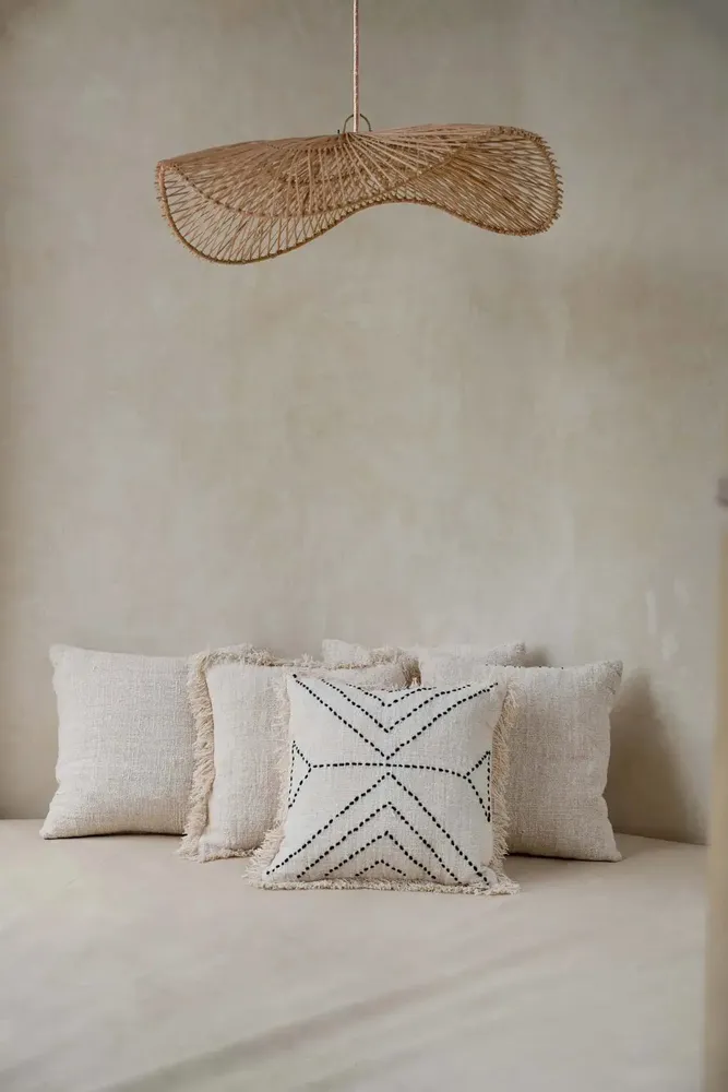 Coussins - Housse De Coussin Tribal - Naturel Noir - BAZAR BIZAR LIVING