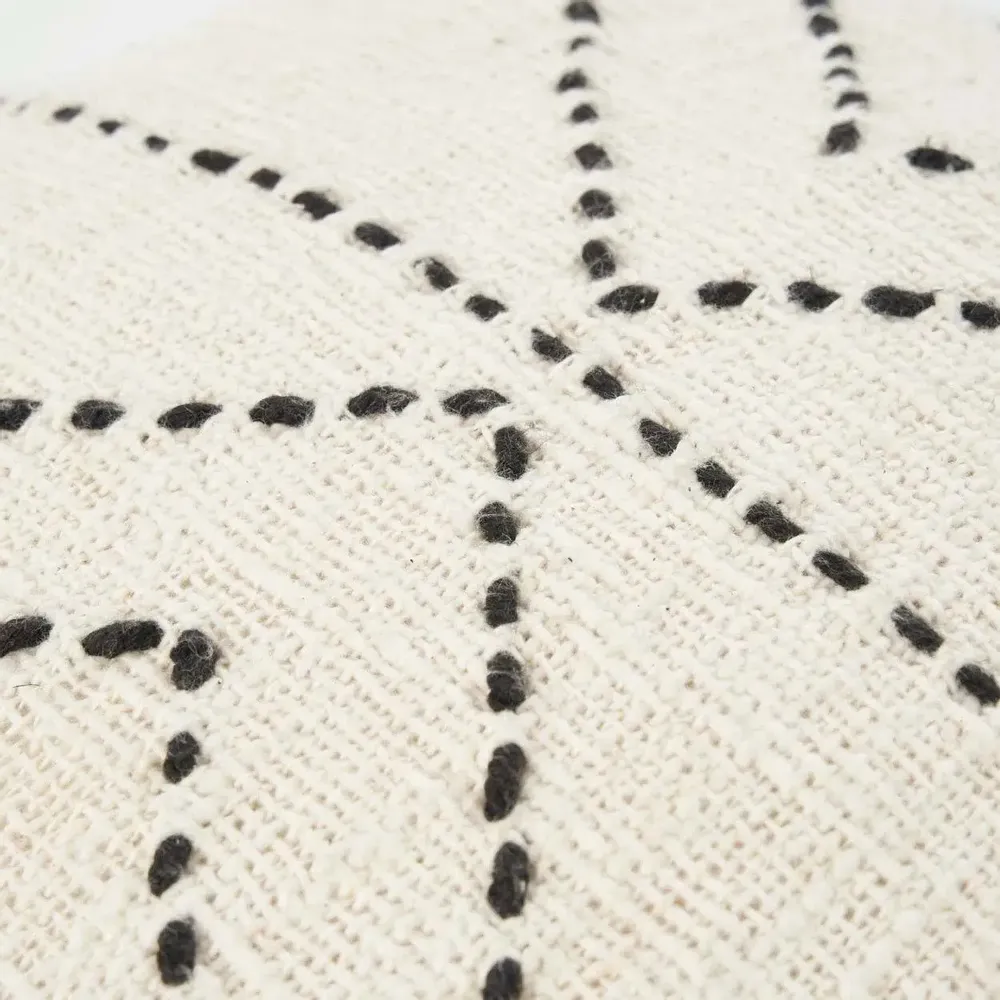 Coussins - Housse De Coussin Tribal - Naturel Noir - BAZAR BIZAR LIVING