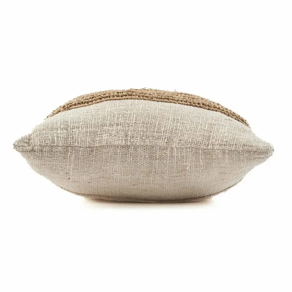 Coussins - Housse De Coussin Raffia Stamp - Naturel - BAZAR BIZAR LIVING