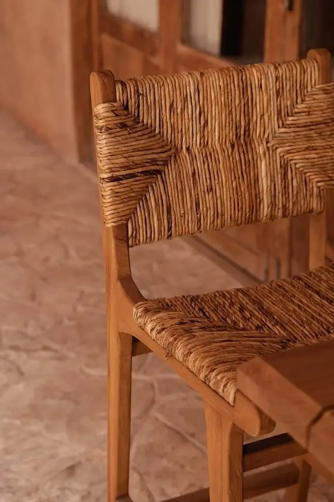 Tabourets - Le Tabouret de Bar Puquta - Naturel - Intérieur - BAZAR BIZAR LIVING