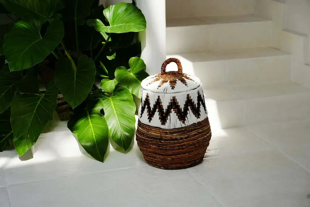 Coffrets et boîtes - Le Panier Little Bay Beach - Naturel Blanc - S - BAZAR BIZAR LIVING