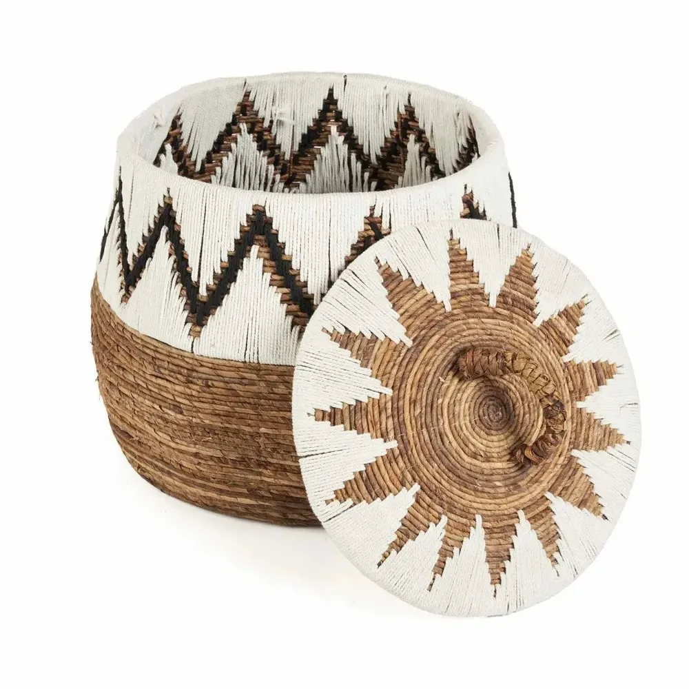 Coffrets et boîtes - Le Panier Little Bay Beach - Naturel Blanc - L - BAZAR BIZAR LIVING