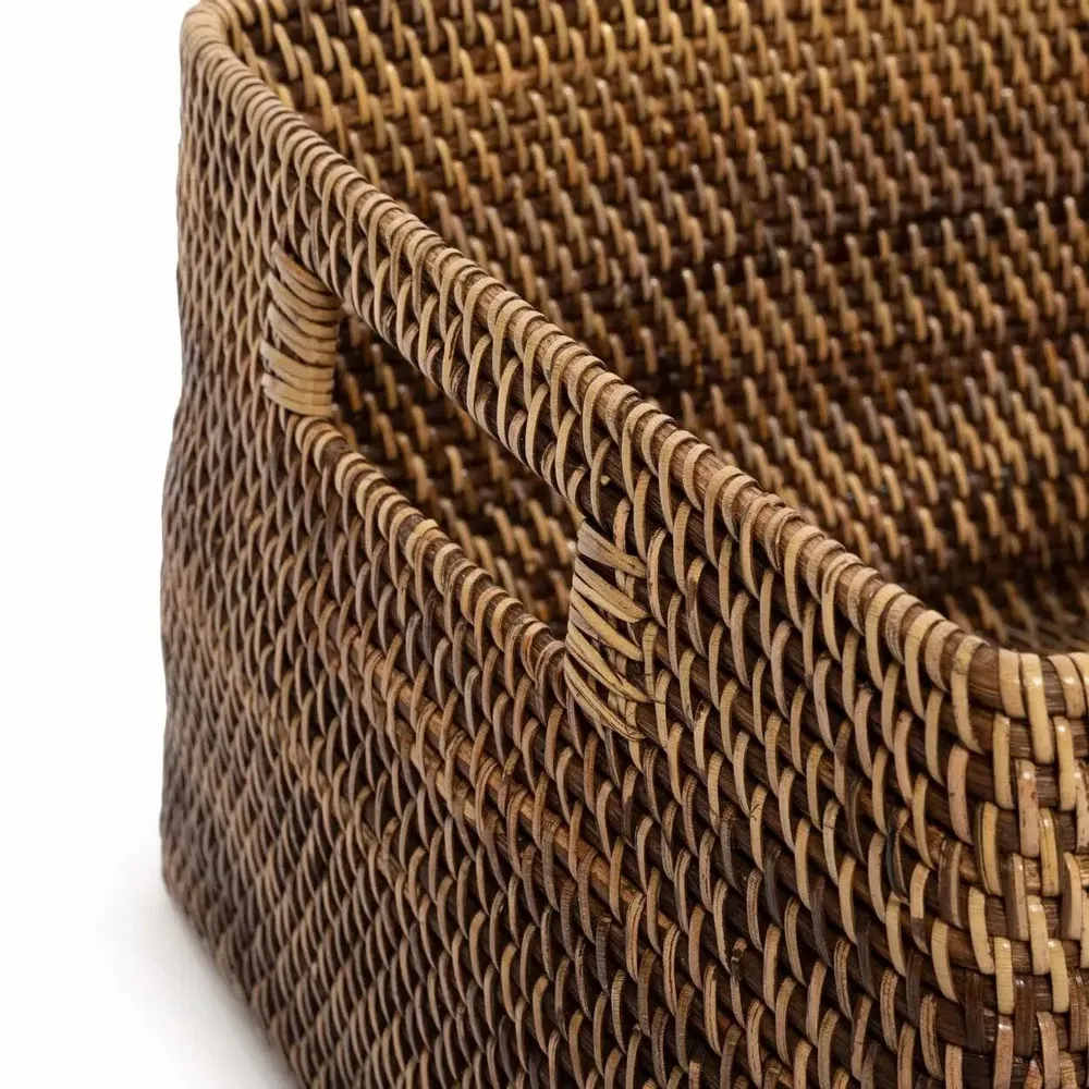 Baskets - The Colonial Magazine Basket - Natural Brown - L - BAZAR BIZAR LIVING
