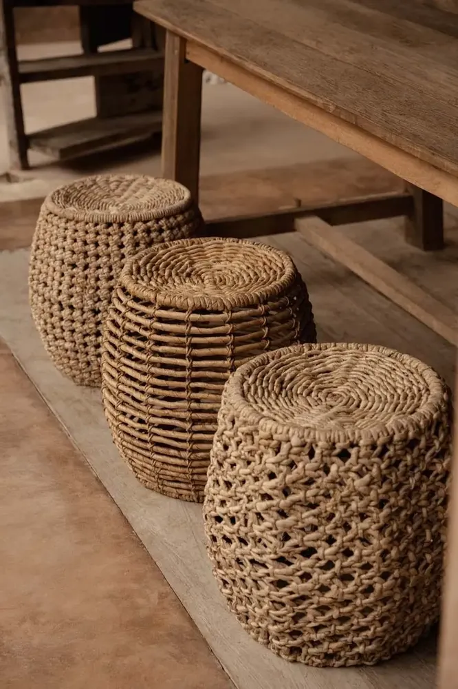 Stools - The Gustih Stool - Natural - BAZAR BIZAR LIVING