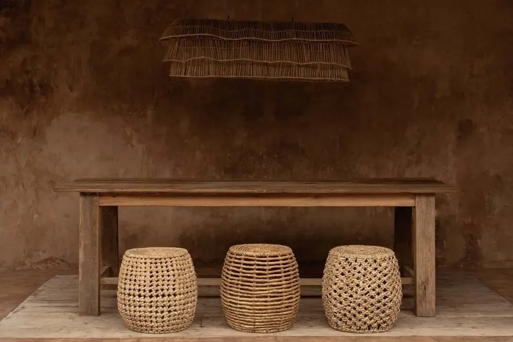 Stools - The Gustih Stool - Natural - BAZAR BIZAR LIVING