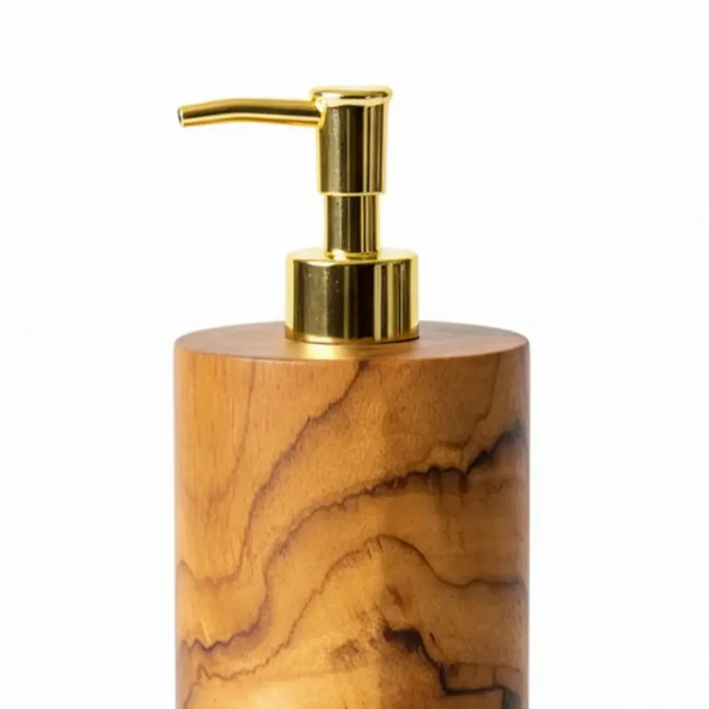 Porte-savons - Le Distributeur de Savon en Bois - Naturel - BAZAR BIZAR LIVING