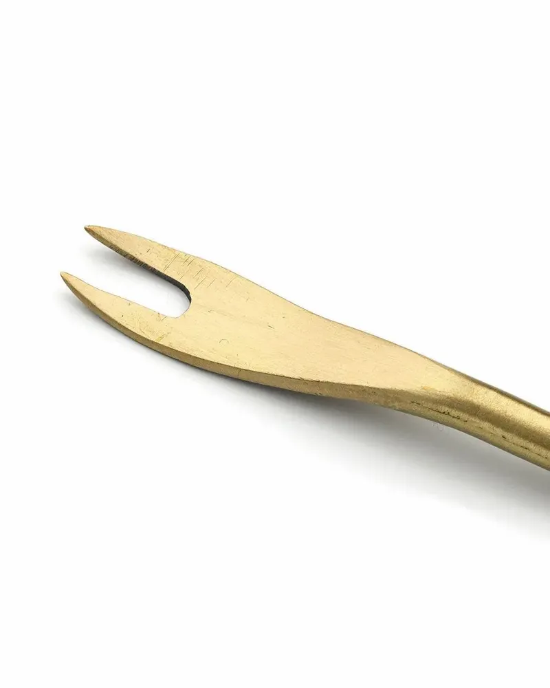 Forks - The Olive Fork - Gold - L - BAZAR BIZAR LIVING