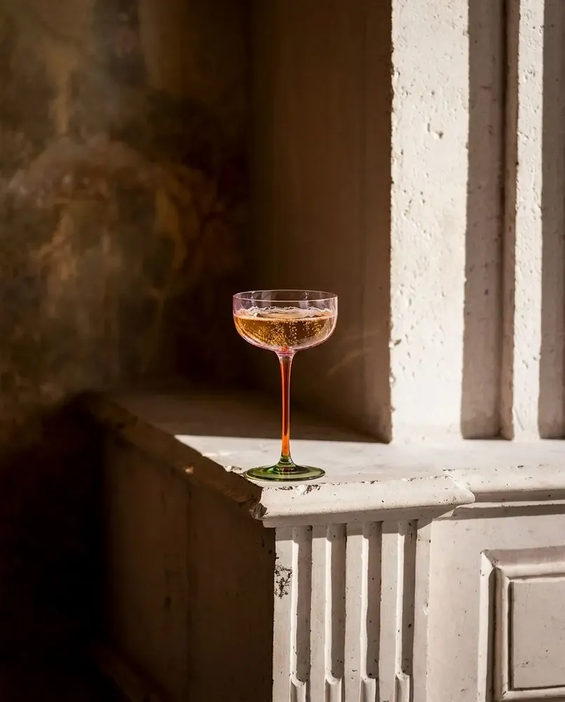 Glass - The Trio-Tone Coupe - BAZAR BIZAR LIVING
