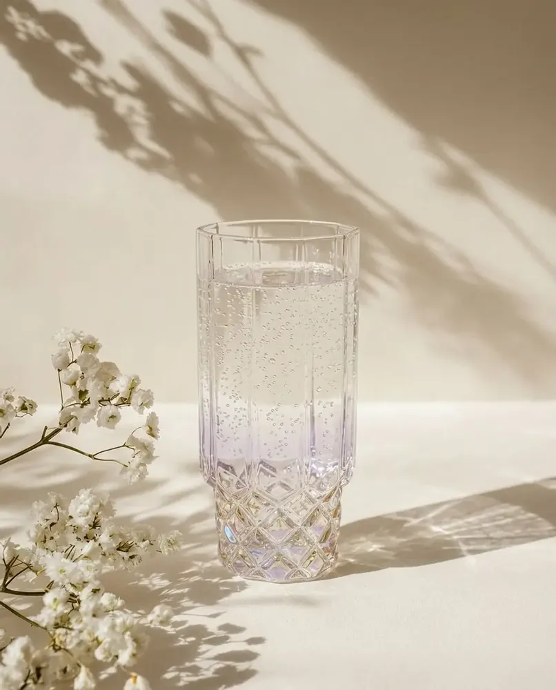 Glass - The Pink Blush Highball - Pink - BAZAR BIZAR LIVING