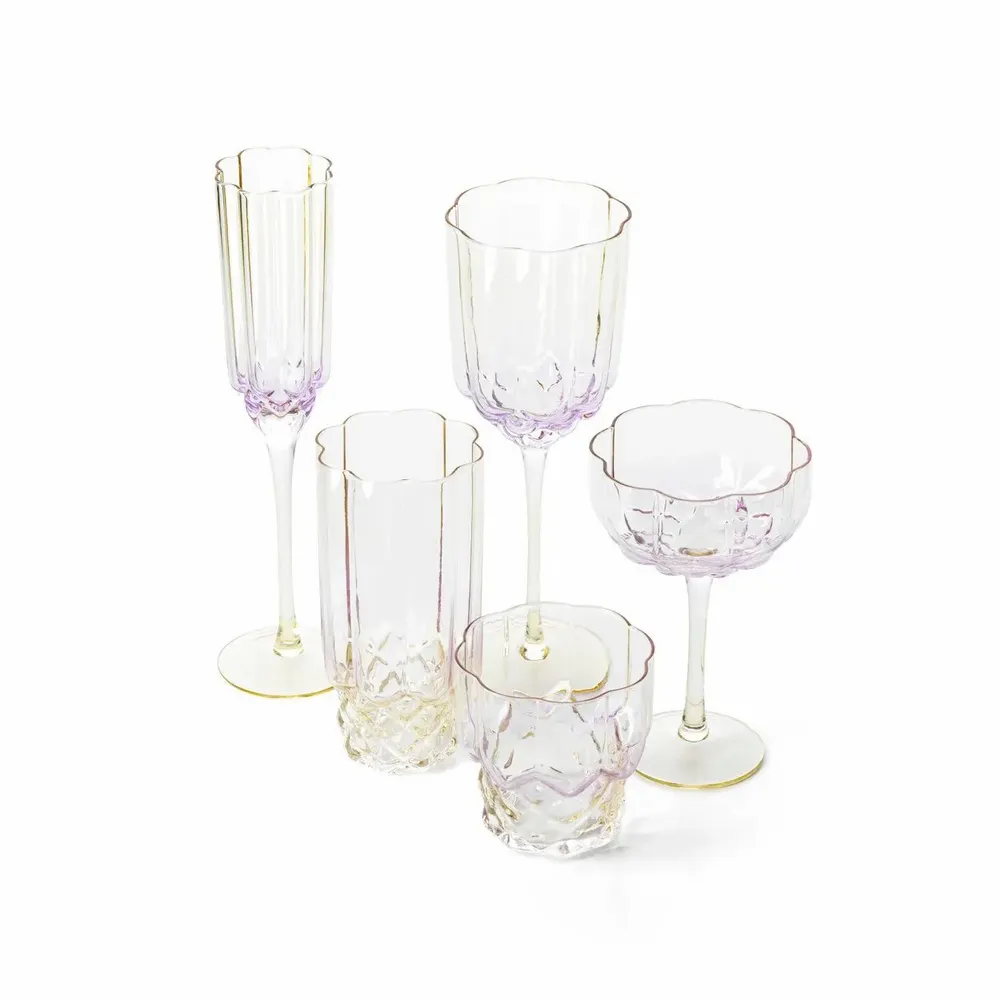 Glass - The Pink Blush Highball - Pink - BAZAR BIZAR LIVING