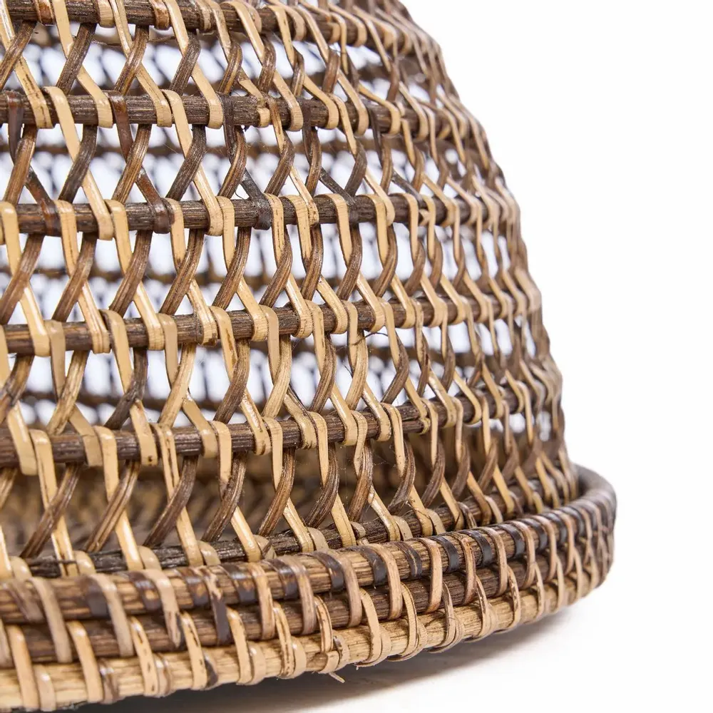 Platter and bowls - The Rattan Food Cover - Natural Brown - M - BAZAR BIZAR LIVING