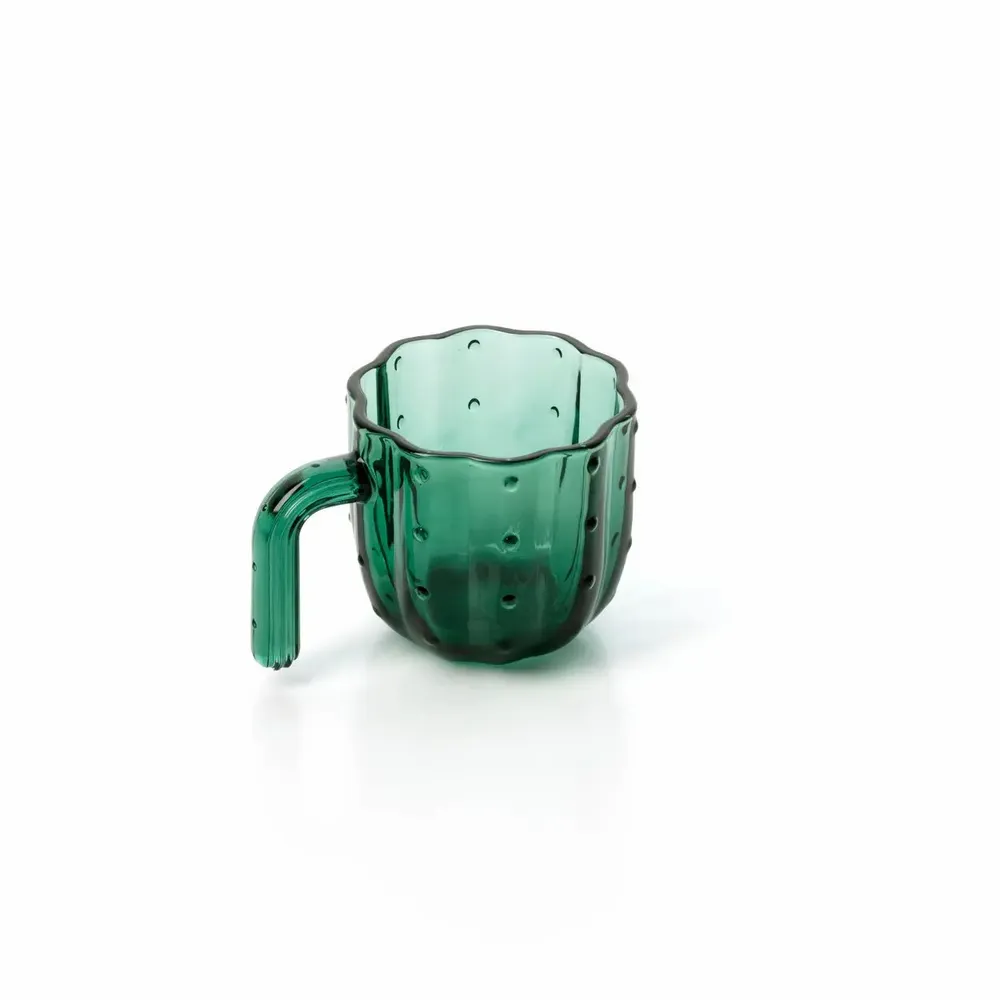 Glass - The Stack-a-Cactus Glasses - Green - Set of 4 - BAZAR BIZAR LIVING