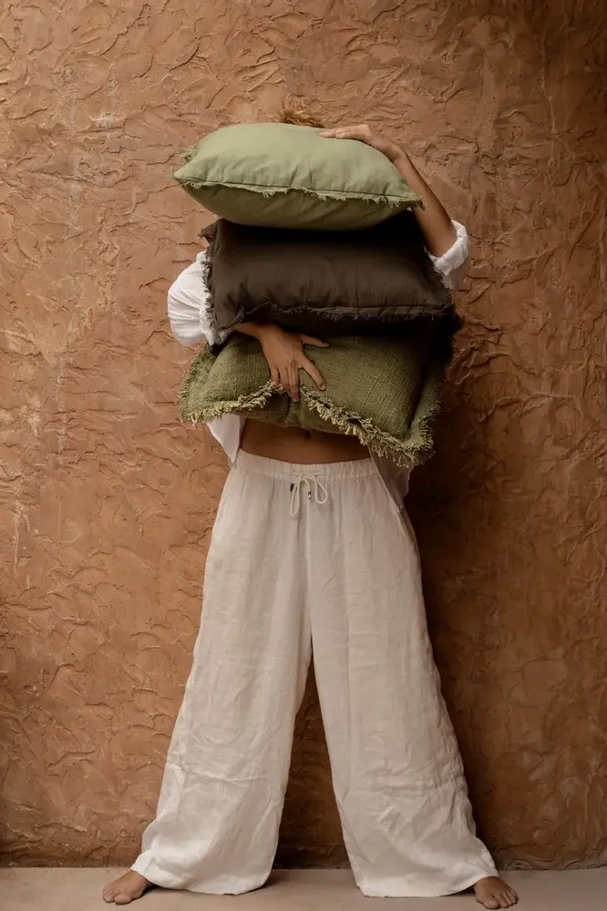 Cushions - The Smoky Vibe Cushion Cover - Grey - BAZAR BIZAR LIVING